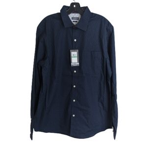 Van Heusen Slim Fit Blue Patterned Shirt Large
